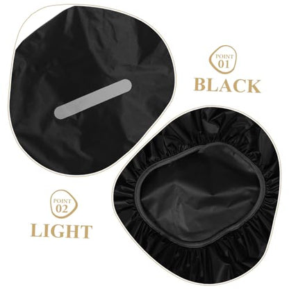 Toyvian Backpack Rain Cover with Reflective Strip for Complete Coverage Lightweight and Compact Design for Hiking Camping Traveling and Cycling Black