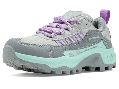 Merrell Kids' Stowe Low - color: Grey/Aqua, size: 13 Little Kid