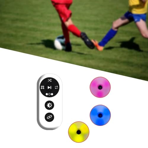 4Pcs Reaction Training Lights Test Agility Response Equipment Portable Agility Training Supplies for Basketball Soccer