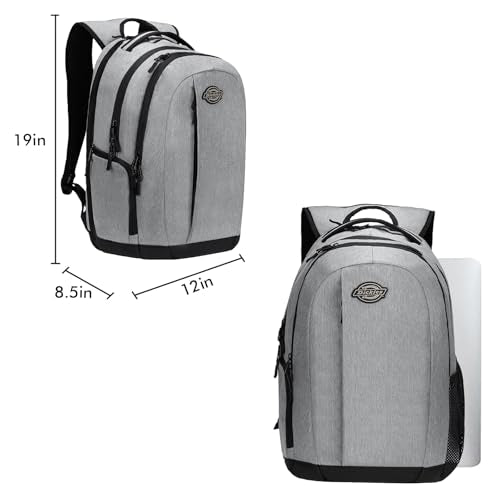 Dickies Laptop Backpack, Water Resistant College Computer Bag, Fits 15.6 Inch Notebook - color: Charcoal