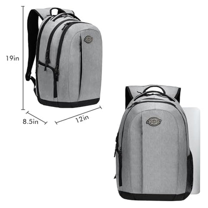 Dickies Laptop Backpack, Water Resistant College Computer Bag, Fits 15.6 Inch Notebook - color: Charcoal