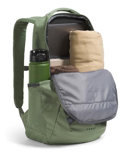 The North Face Vault Everyday Laptop Backpack - Commuter Travel Bag, Water-Repellent Finish, Spacious Compartment, Bark Mist/TNF Black, One Size - color: Bark Mist/Tnf Black