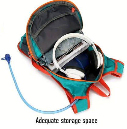 Lightweight Cycling Hydration Backpack,Large Capacity Pack for Travel,Hiking,Climbing,Skiing,Running Daypack for Men Women (Green) - color: Green