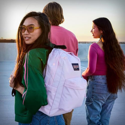 JanSport SuperBreak One Backpack - Durable, Lightweight Bag with 1 Main Compartment, Front Utility Pocket with Built-in Organizer, Premium Backpack, Faded Sage - color: Faded Sage