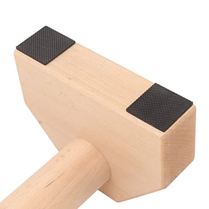 Wooden Pushup Handles, Push Up Bar Calisthenics Equipment, Anti Slip Pushup Bar Handstand Parallettes Bars, Solid Wood Parallettes Bars for Floor Use,for Men and Women Home Workout(31*18*17 cm)