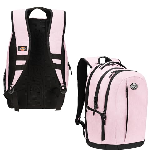 Dickies Laptop Backpack, Water Resistant College Computer Bag, Fits 15.6 Inch Notebook - color: Pink