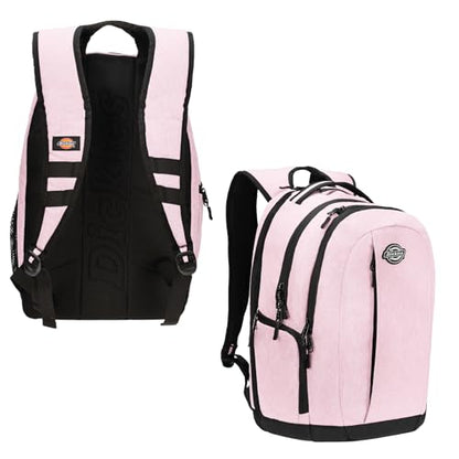Dickies Laptop Backpack, Water Resistant College Computer Bag, Fits 15.6 Inch Notebook - color: Pink