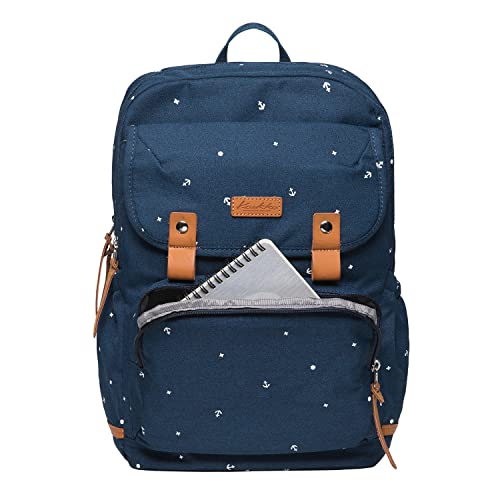 KAUKKO Laptop Backpack Casual Daypack Fits 15.6" Laptop (09-BLUE) - color: 09-blue