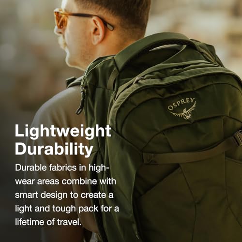 Osprey Farpoint 40L Men's Travel Backpack, Gopher Green - color: Gopher Green, size: 40L