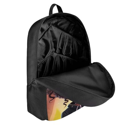 African Black Girls Backpack for School Bag for Kids 2 Grade/3Rd Grade Custom Name Book Bag Age 8-10/10-12 Elementary School Student Personalized Back Packs - color: African Black Girl-12