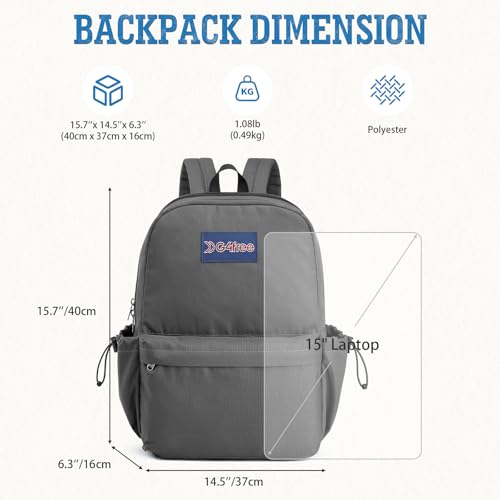 G4Free Pickleball Bag, Pickleball Backpack for Outdoor - color: Grey