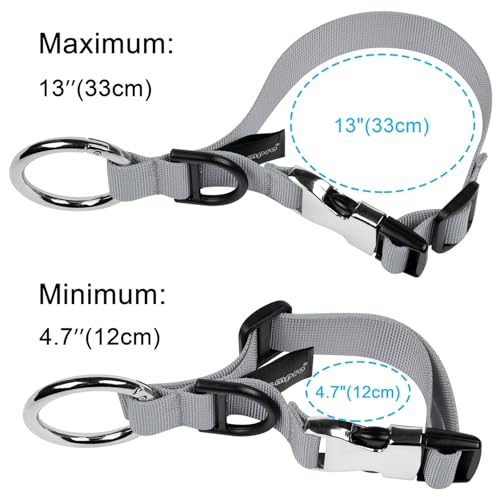 Wisdompro Jacket Gripper Strap, Add a Bag Luggage Straps Baggage Suitcase Belts Travel Accessories with Hook and D-Ring - Make Your Hands Free, Easy to Carry Your Extra Bags - Gray - color: Gray