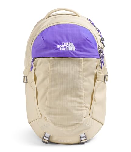 The North Face Women's Recon Everyday Laptop Backpack, Gravel/Optic Violet, One Size - color: Gravel/Optic Violet
