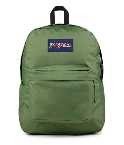 JanSport Superbreak Backpack - Durable, Lightweight Premium Backpack, Cargo Green - color: Cargo Green