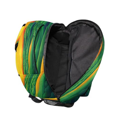 Cute Backpack for Unisex Adult Waterproof Laptop Bag with Chest Strap for Travel Trip Spinach Landscape Style - color: Multicolor08