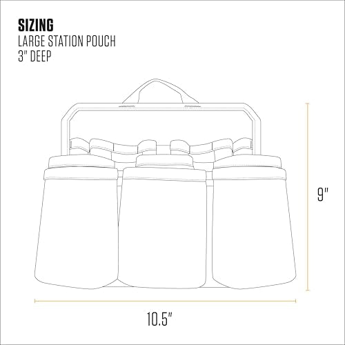 Carhartt Station Tool Pouches, Durable Organizer, Compatible with all Station Tool Bags, Large - size: Large