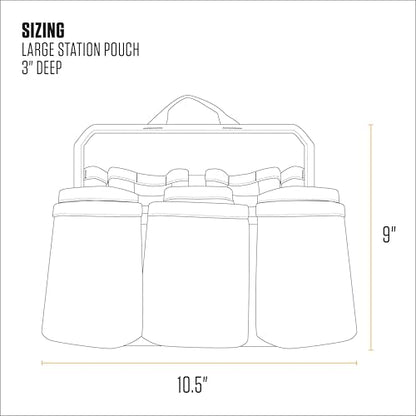 Carhartt Station Tool Pouches, Durable Organizer, Compatible with all Station Tool Bags, Large - size: Large