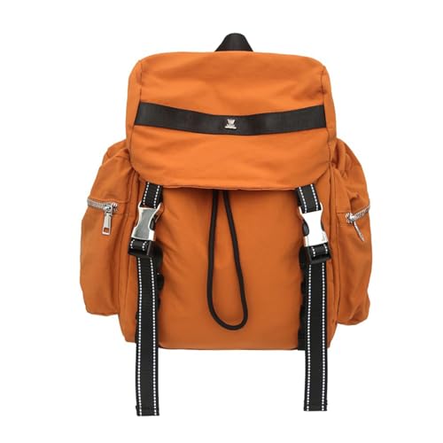 Casual Backpack Women Men Daypack Lightweight Rucksack Waterproof Backpack for Hiking Travel Daily Use Coffee Color - color: Coffee Color