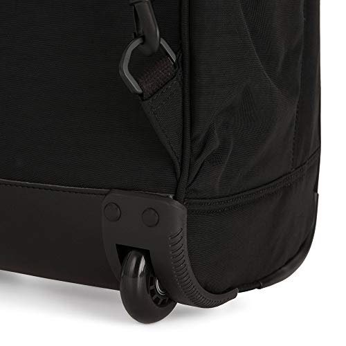 Kipling Women's Gaze Large Rolling Backpack, Durable, Wheeled Backpack with Adjustable Shoulder Straps, Nylon Book Bag - color: True Black