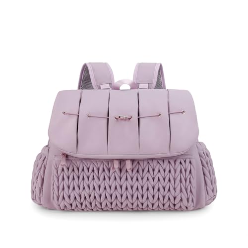 SONARIN Convertible Diaper Bag Backpack Waterproof Nappy Changing Bag Travel Mummy Bag with Changing Pad & Shoulder Strap(Purple) - color: Purple