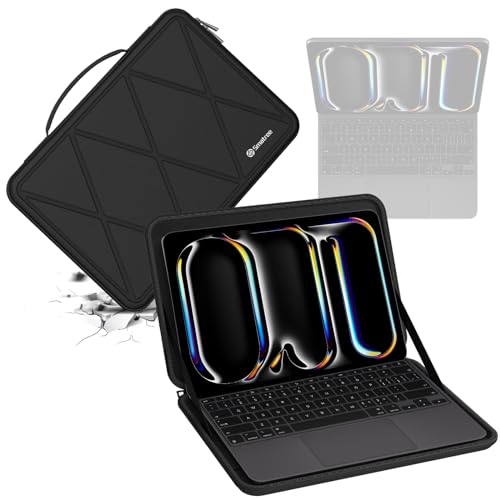 Smatree Hard EVA Protective Sleeve Compatible for 13 inch Apple iPad Air M3 2025/M2 2024, for 13 inch iPadPro M4 2024, Fits iPad with Magic Keyboard and Apple Pencil (Not Included), Case Only (X8245) - color: X Series-Black, size: For 13 inch Apple iPad A
