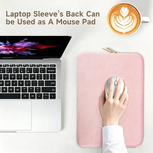 Laptop Case 13.3 inch, 13-13.3 inch Laptop Sleeve Compatible with MacBook Air M4 M3 M2 M1 2025-2018 / Pro M2 M1 2025-2016, HP Dell ASUS Lenovo Acer, Water-Resistant Computer Case Bag - color: Pink Color Blocking, size: 13-14 inch