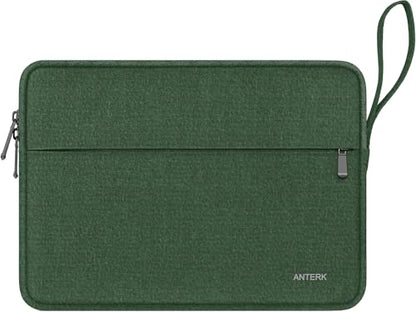 Laptop Case Bag 14 Inch, Water Resistant Traveling Computer Cover with Handle, Shockproof Protective Carrying Laptop Sleeve Compatible for 14 Inch MacBook Air/Pro, HP, Dell, Lenovo, Green - color: Green, size: 14 Inch