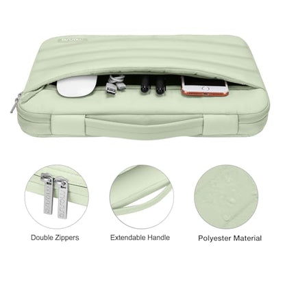 MOSISO Compatible with MacBook Air 15 inch Case M5 2026 M4 2025 M3 2024 M2 2023 A3448 A3241 A3114 A2941, Plastic Hard Shell Case&Puffy Sleeve Bag&Keyboard Skin&Webcam Cover&Screen Film, Sage Green - color: Sage Green
