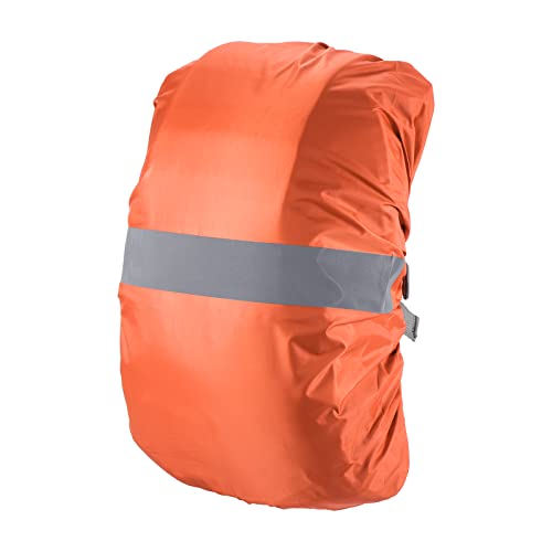 PATIKIL Waterproof Backpack Rain Cover, Non-Slip Backpack Cover with Reflective Strap Stay Dry for Hiking, Camping, Hunting - color: Orange, size: Medium