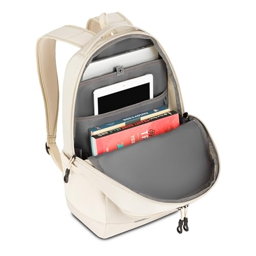 SwissGear Orientation Laptop Backpack, Sandshell, 17"x12"x7" - color: Sandshell, style: Orientation
