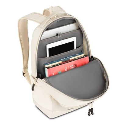 SwissGear Orientation Laptop Backpack, Sandshell, 17"x12"x7" - color: Sandshell, style: Orientation