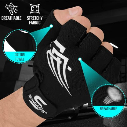 SAWANS Weight Lifting Workout Gloves Lightweight Breathable Padded Palm Protection Gym Gloves Non-Slip Silicone Grip for Men and Women Exercise Fitness Training Pull-ups Deadlifting - size: Small