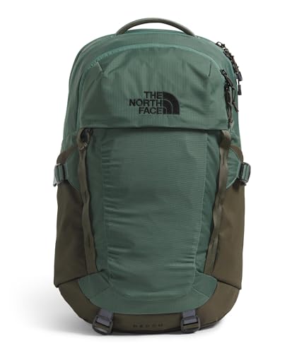 The North Face Recon Everyday Laptop Backpack - Daypack, Water Repellent, Laptop Sleeve, 2 Water Bottle Pockets, Duck Green/New Taupe Green, One Size - color: Duck Green/New Taupe Green, size: 30L