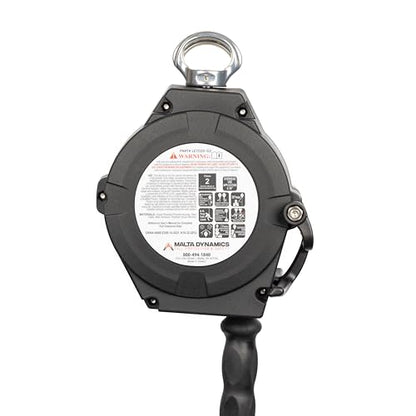 Malta Dynamics Edgehog Self Retracting Lifeline – 20’ Leading Edge Fall Protection Yoyo Cable, Class 2 Retractable Lanyard with Quick-Action Brake, OSHA and ANSI Compliant Safety Lanyard - size: 20 Foot