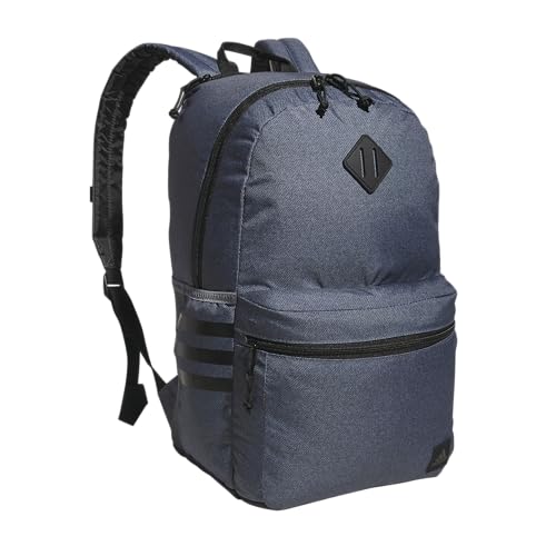 adidas 3-Stripe Classic backpack for men and women, bag with laptop sleeve - color: Twill Onix Grey/Black/5.0