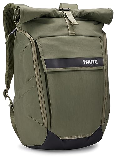 Thule Paramount 24L Backpack - Commuter Backpack with Padded Laptop Sleeve - Fits 16" laptops and 12" Tablets - Thoughtful Layout and Organization - color: Soft Green, size: 24L