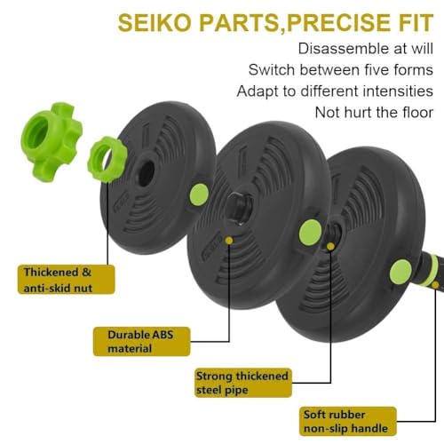 4-in-1 Adjustable Dumbbell Set, 30/44/66/88 Lbs Free Weights Set with Connector, Fitness Exercise Equipment Used As Kettlebells, Barbell, Push Up Stand, Weights Set for Home Gym Suitable Women/Men - size: 88 Lbs Round