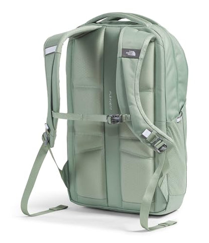 The North Face Women's Vault Everyday Laptop Backpack - Commuter Travel Bag, Water-Repellent, Spacious Main Compartment, Slate Moss/White Dune, One Size - color: Slate Moss/White Dune