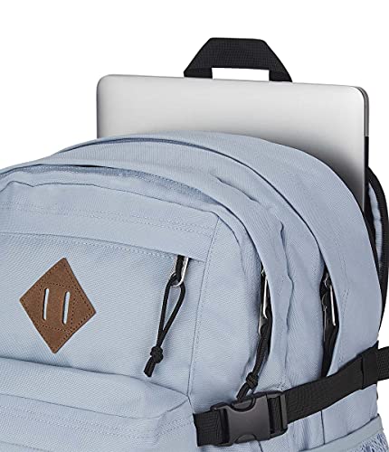 JanSport Main Campus Backpack - Travel or Work backpack w 15-Inch Laptop Sleeve and Dual Water Bottle Pockets, Blue Dusk - color: Blue Dusk