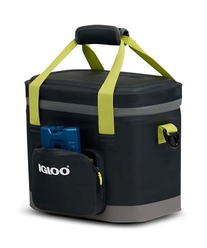 Igloo Trailmate Soft Sided Coolers | Portable Insulated Cooler Bag - color: 18-Can Jet Carbon