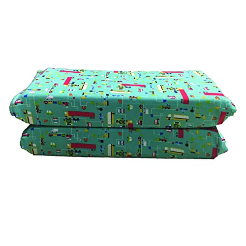 KinderMat 1.5" Thick + PBS Kids Kinderbundle - Washable Cover, Special Edition - Traffic JAM Design- Regular, Washable Sheet is 47" x 22", Value Bundle Great for Daycare & Family Households - color: Traffic Jam Bundle 1.5 Inch