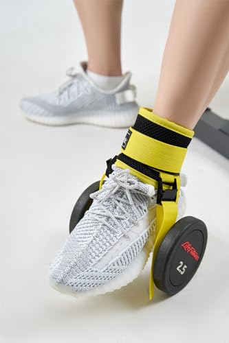 Adjustable Adjustable Feet Dumbbell Attachment,Feet Weight Lifting-Foot Weights for Exercise, Leg Extensions,Tibialis Trainer,Leg Lift Exercise Equipment - color: Style 1-Yellow 1pc