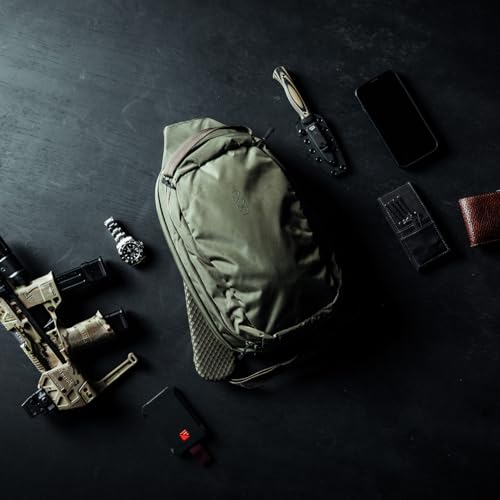 Eberlestock Fade Sling Pack - EDC Crossbody Sling Backpack - Ambidextrous Access to All Compartments - Quick Access - color: Olive, size: Standard