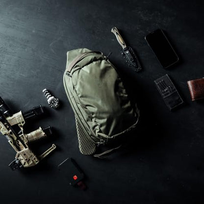 Eberlestock Fade Sling Pack - EDC Crossbody Sling Backpack - Ambidextrous Access to All Compartments - Quick Access - color: Steel, size: Standard