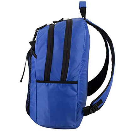 FUEL Lunch Backpack Set Teens Student Water Resistant Bookbag Bag Soft Reusable Insulated Cooler Lunch Box Thermal Travel Office Lunch Bag, Cobalt Blue - color: Blue Wave