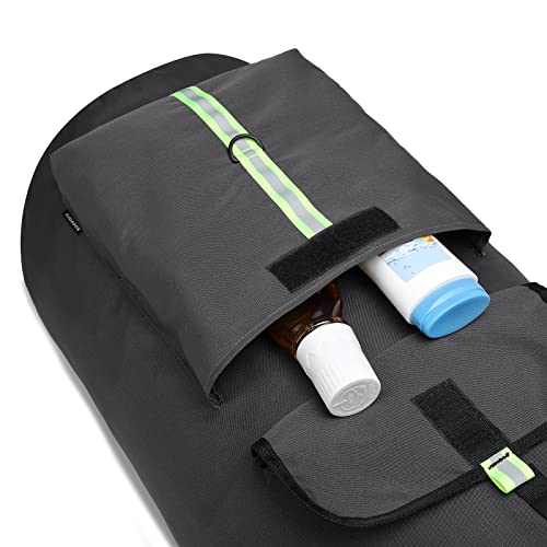 laundry bag backpack,extra-large heavy duty laundry bags,laundry backpack for college students,drawstring closure (charcoal grey laundry bag with straps) - color: Charcoal Grey Laundry Bag With Straps