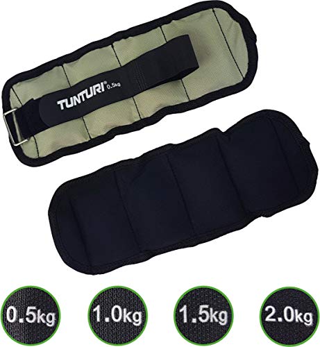 Tunturi Neoprene Ankle Weights – 2 kg - size: 1 kg