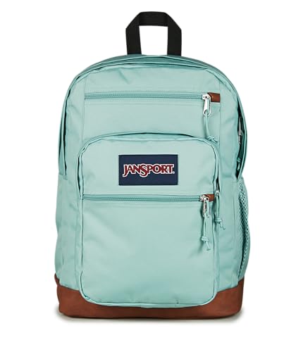 JanSport Cool Backpack with 15-inch Laptop Sleeve, Large Computer Bag Rucksack with 2 Compartments, Ergonomic Straps, Faded Sage - color: Faded Sage