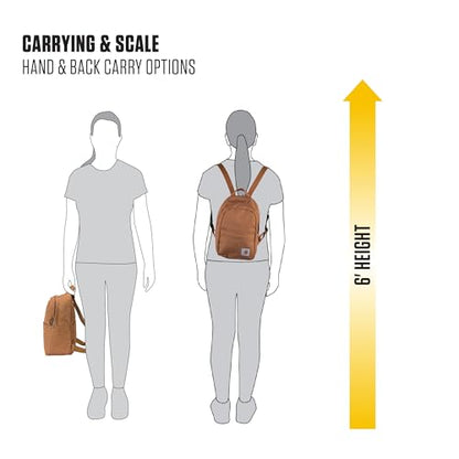 Carhartt Classic Mini Backpack, Durable, Water-Resistant Backpack with Adjustable Shoulder Straps, Marmalade - color: Marmalade