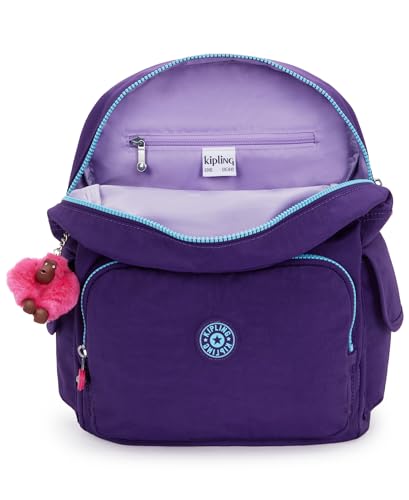 Kipling Women's City Pack Backpack, All-Day Versatile Daypack - color: Vip Purple